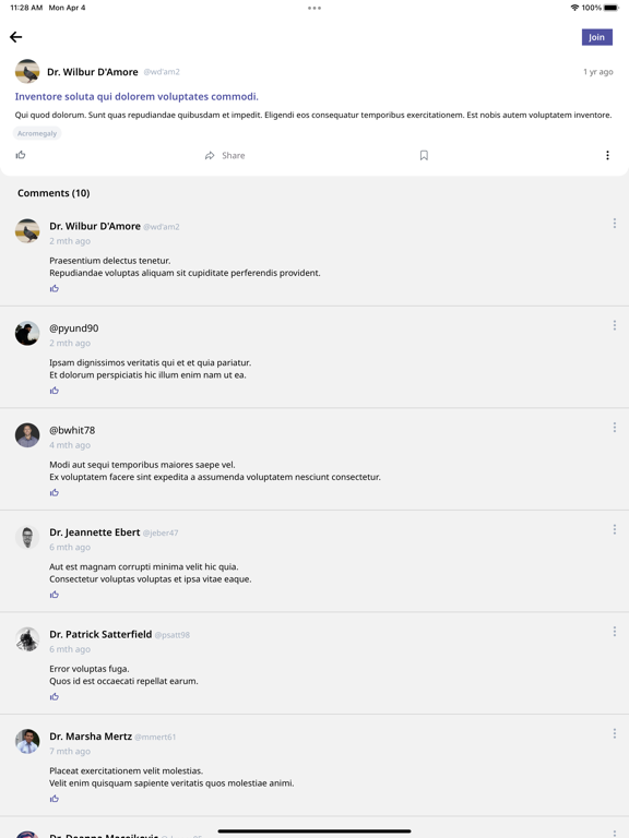 CUREiTT iPad screenshot 8 - Medical app