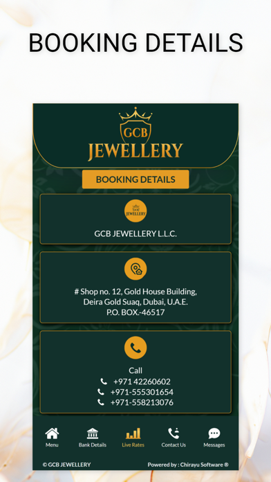 GCB JEWELLERY Screenshot