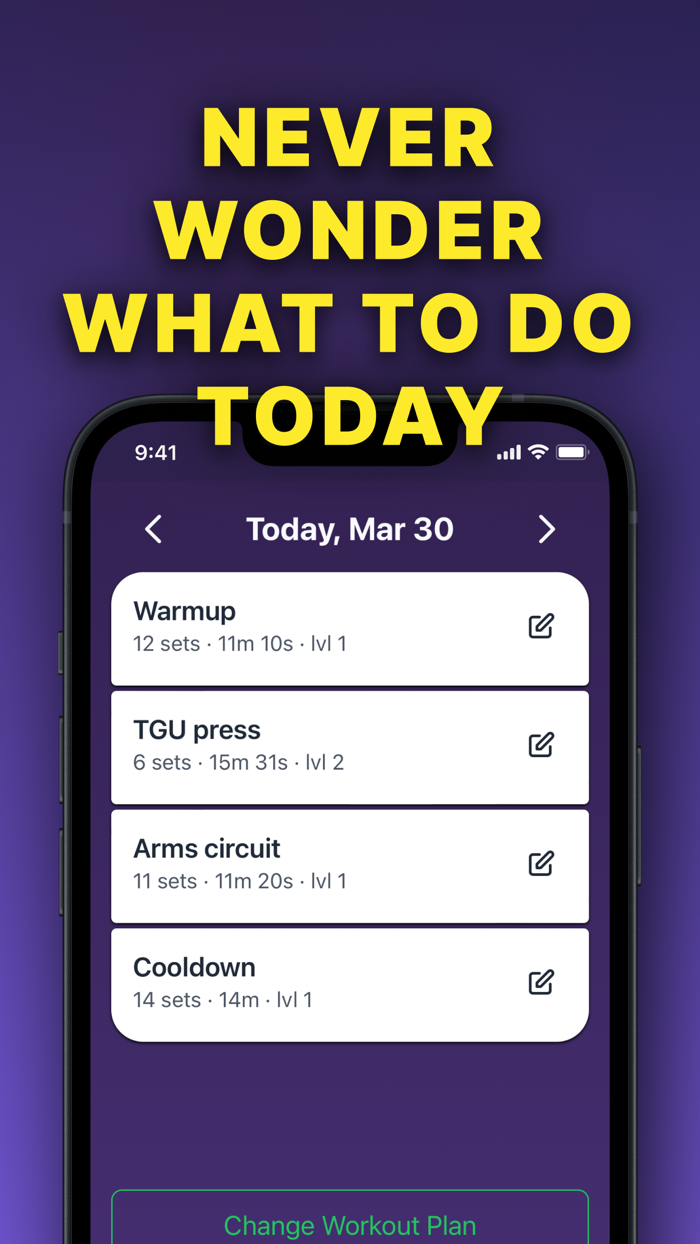 YAWPlan – workout planner
