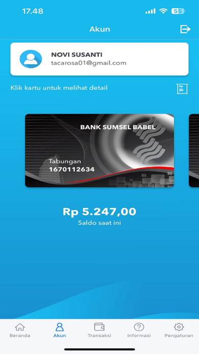 Mobile Bank SumselBabel Screenshot