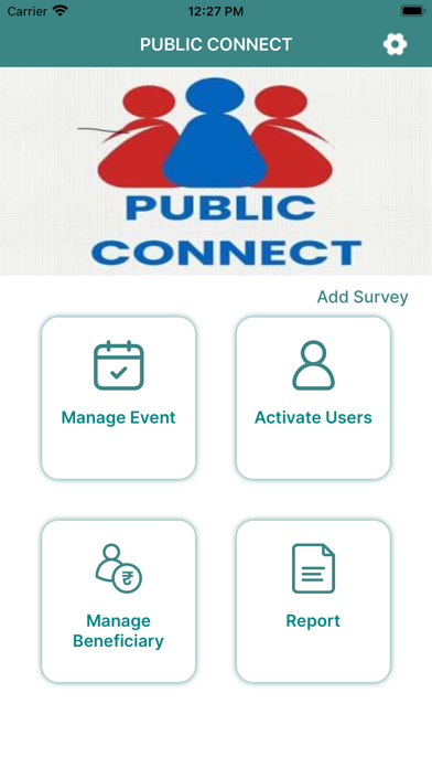 Public Connect Admin Screenshot