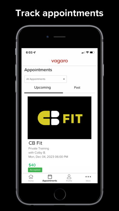 CB Fit Sports Performance Screenshot
