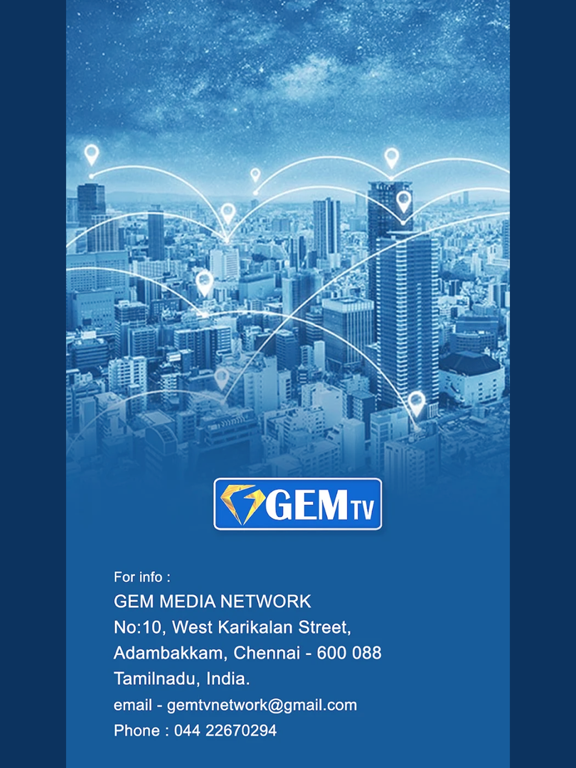 GEM TV TAMIL iPad screenshot 2 - Productivity app