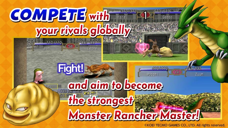 #3. Monster Rancher 2 (iOS) 由: KOEI TECMO GAMES CO., LTD.