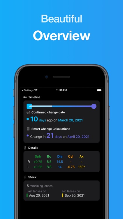 Lensy - Contact Lens Tracker