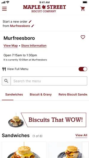 Maple Street Biscuit Company screenshot 3