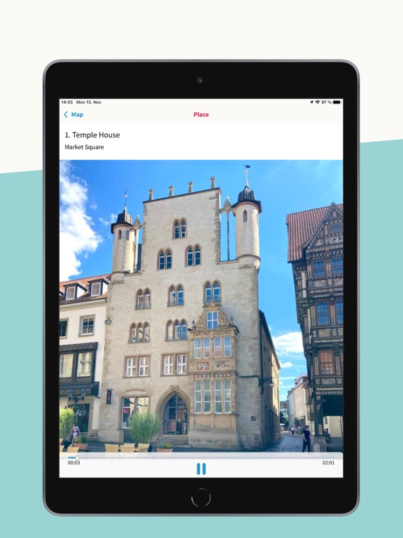 The Lauschtour App iPad screenshot 4 - Travel app