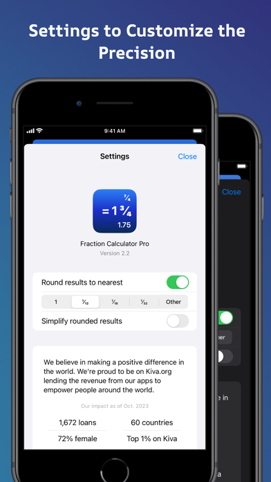 Fraction Calculator Pro Screenshot
