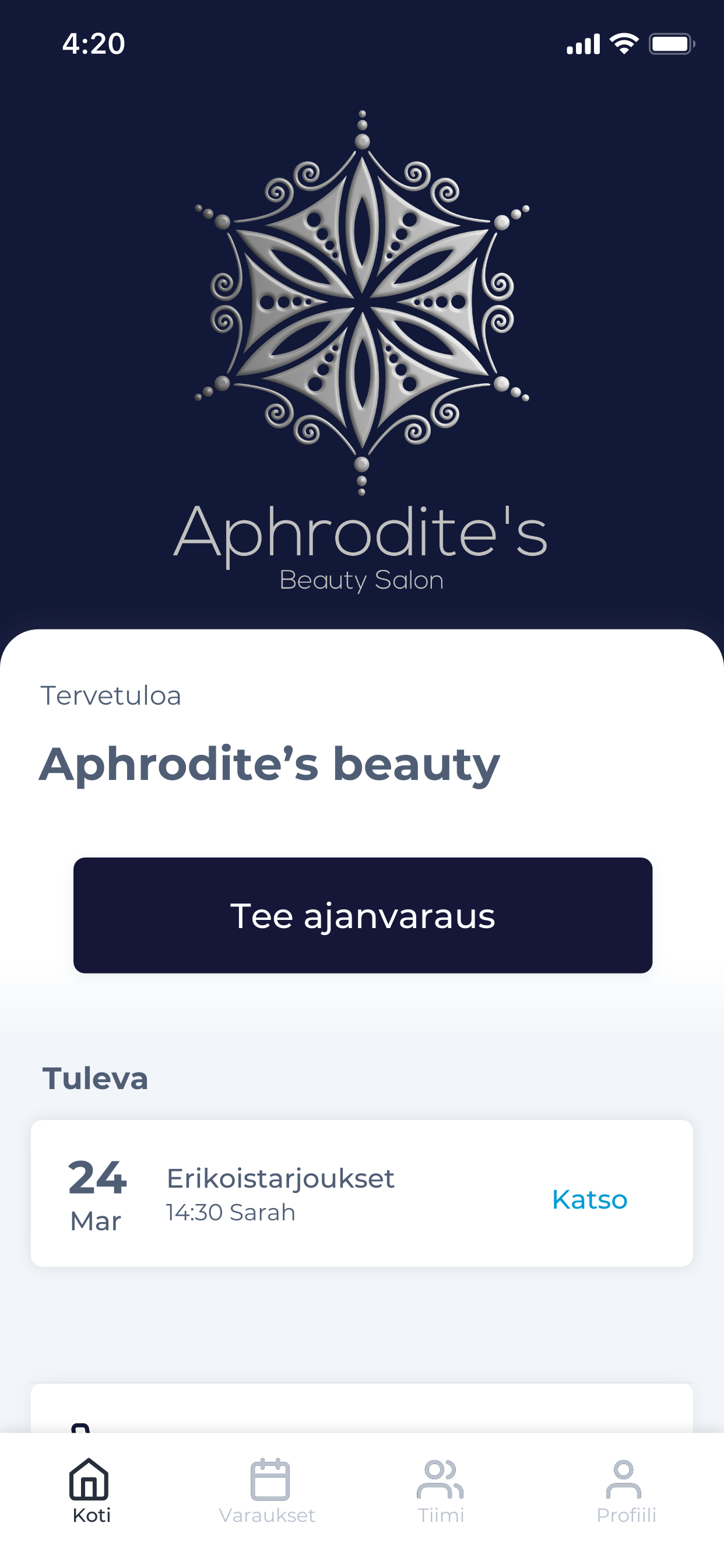 Aphrodite’s beauty