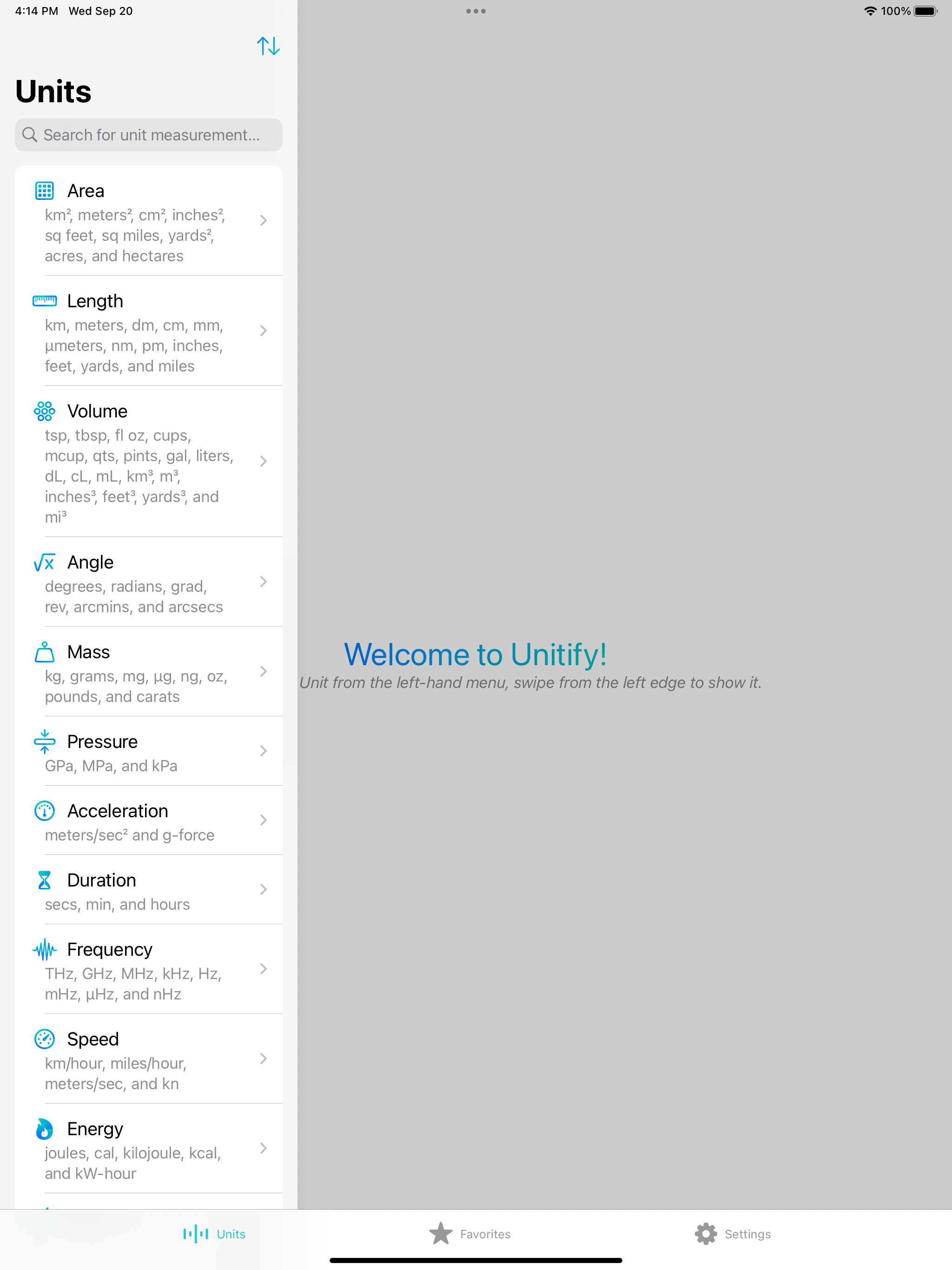 Unitify - Unit Conversion