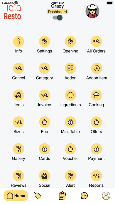TaTaFoods MerchantApp Screenshot