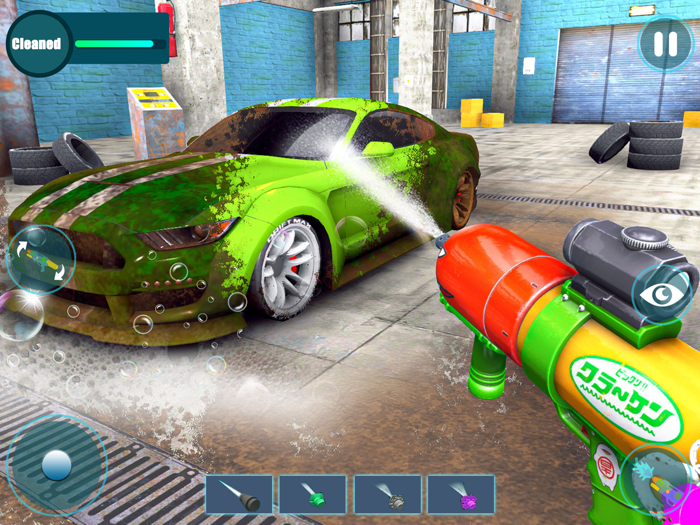 Power Gun Washer Simulator 3D