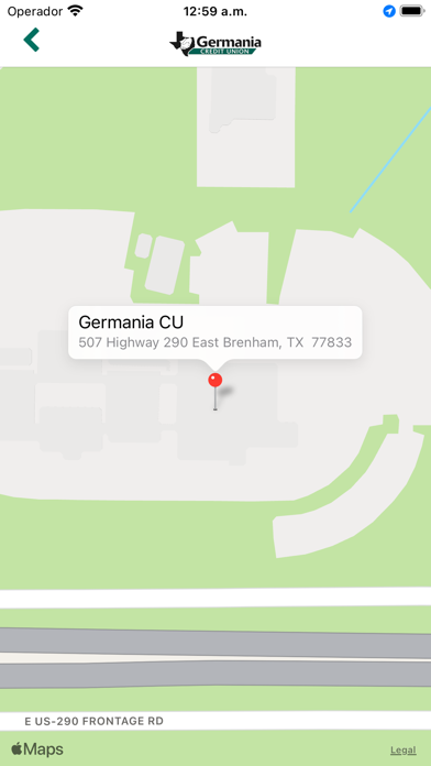 Germania Credit Union Mobile Screenshot