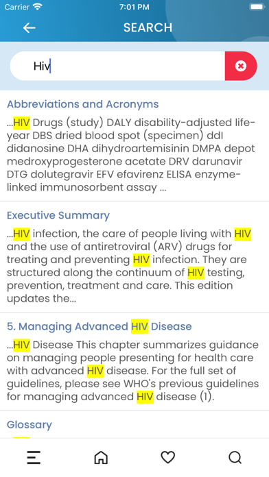 WHO HIV Tx Screenshot