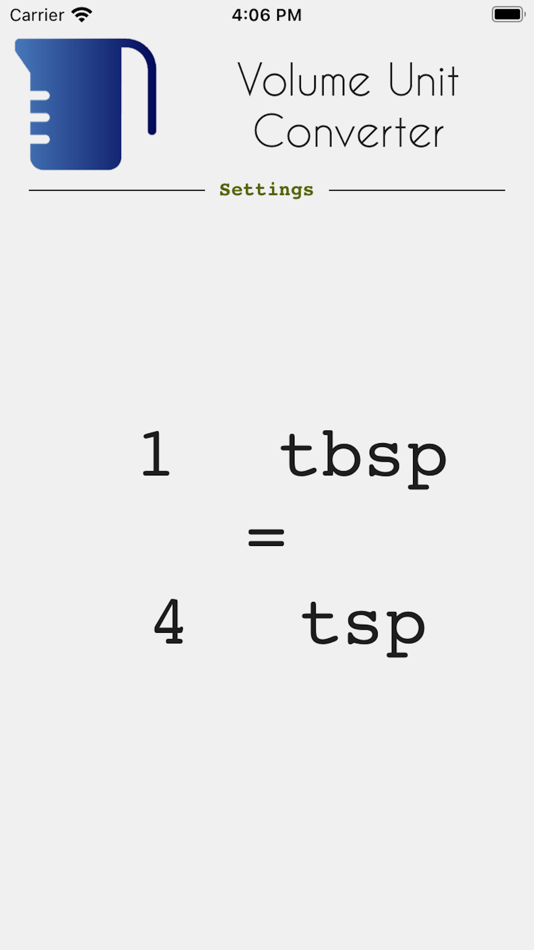 #4. Volume Unit Converter (iOS) By: Rachel Blancher