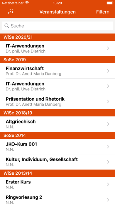 SRH Hochschule NRW Screenshot