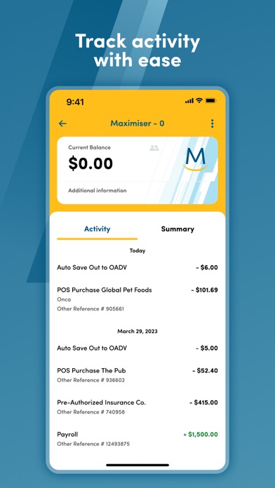 Meridian Mobile Banking Screenshot