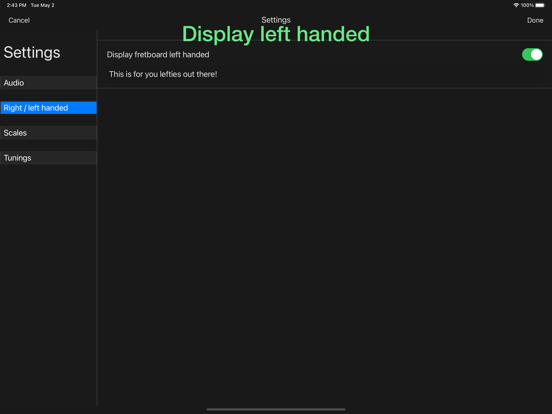 AnyScale - Tunings & Scales iPad screenshot 7 - Music app