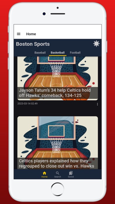 Weei Boston Sports Screenshot
