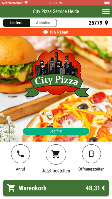 City Pizza Service Heide Screenshot