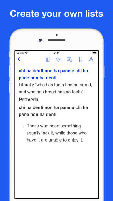 Italian Idioms and Proverbs Screenshot