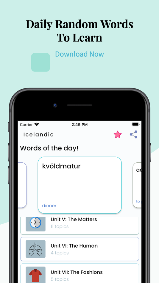 #4. Learn Icelandic Easily (iOS) Podle: Zubair Saleem
