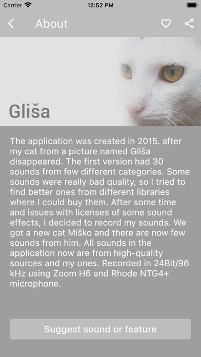 Cat Sounds - Meow Soundboard Screenshot
