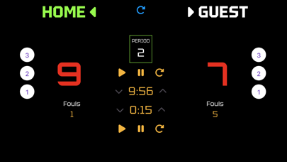 Basketball Scoreboard VIP Screenshot