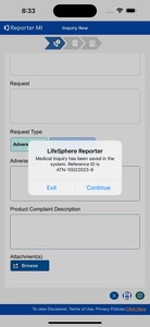 LifeSphere Reporter-MI screenshot #5 for iPhone