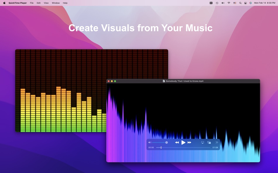 #1. My Music Visualizer (macOS) 게시자: 君 许