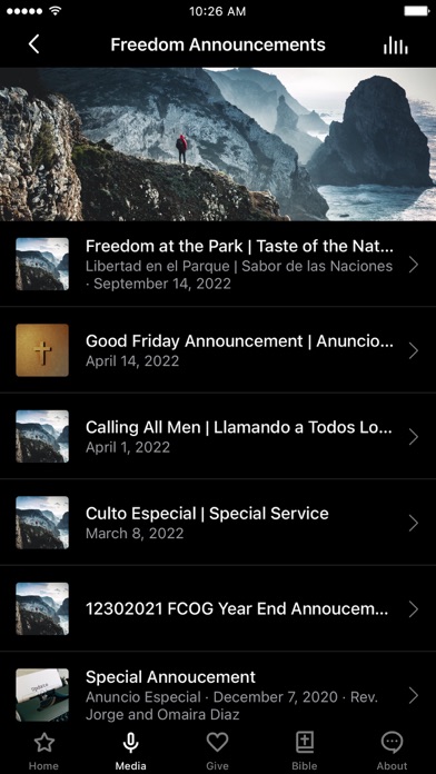 Freedom Church Delaware Screenshot