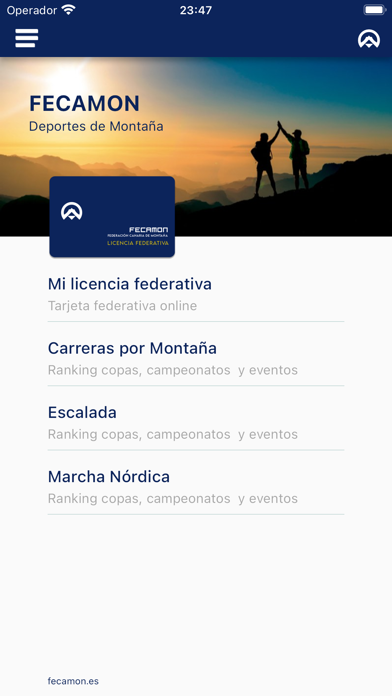 Deportes de Montaña Screenshot