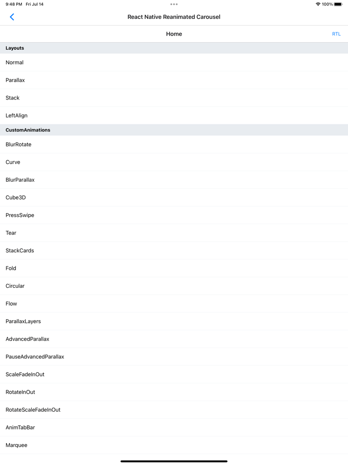 Expo and React Native components
