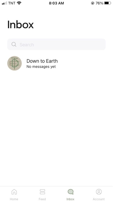 Down to Earth App Screenshot