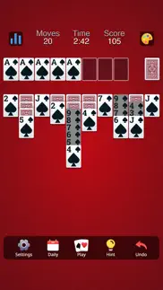 spider solitaire: classic card iphone screenshot 2