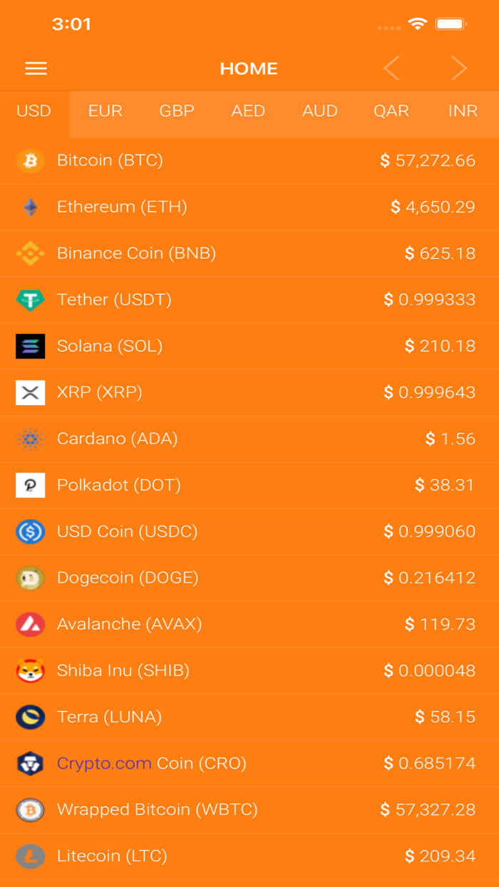 Crypto App - News Coin Prices