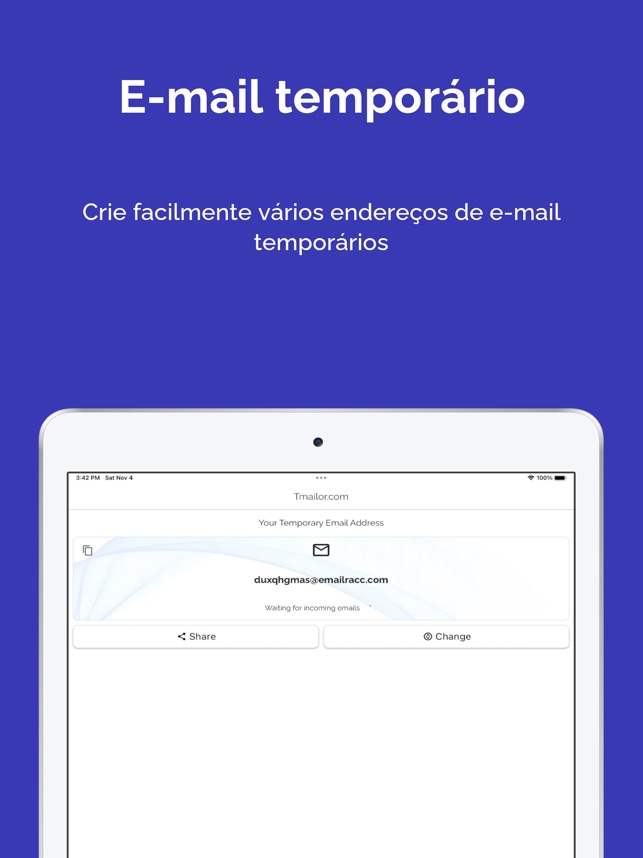 Temp Mail - E-mail temporário na App Store