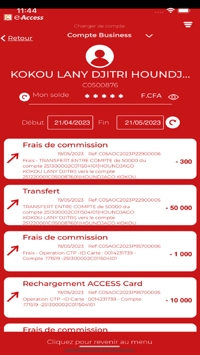 e-Access Screenshot