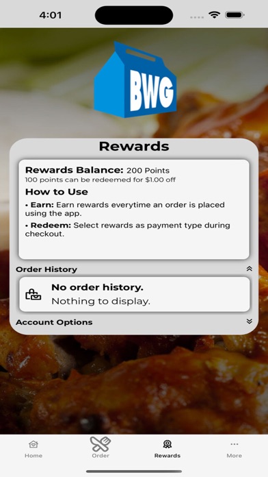 BWG Food Screenshot