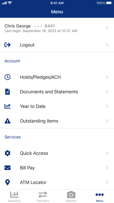 Fannin Federal Credit Union Screenshot
