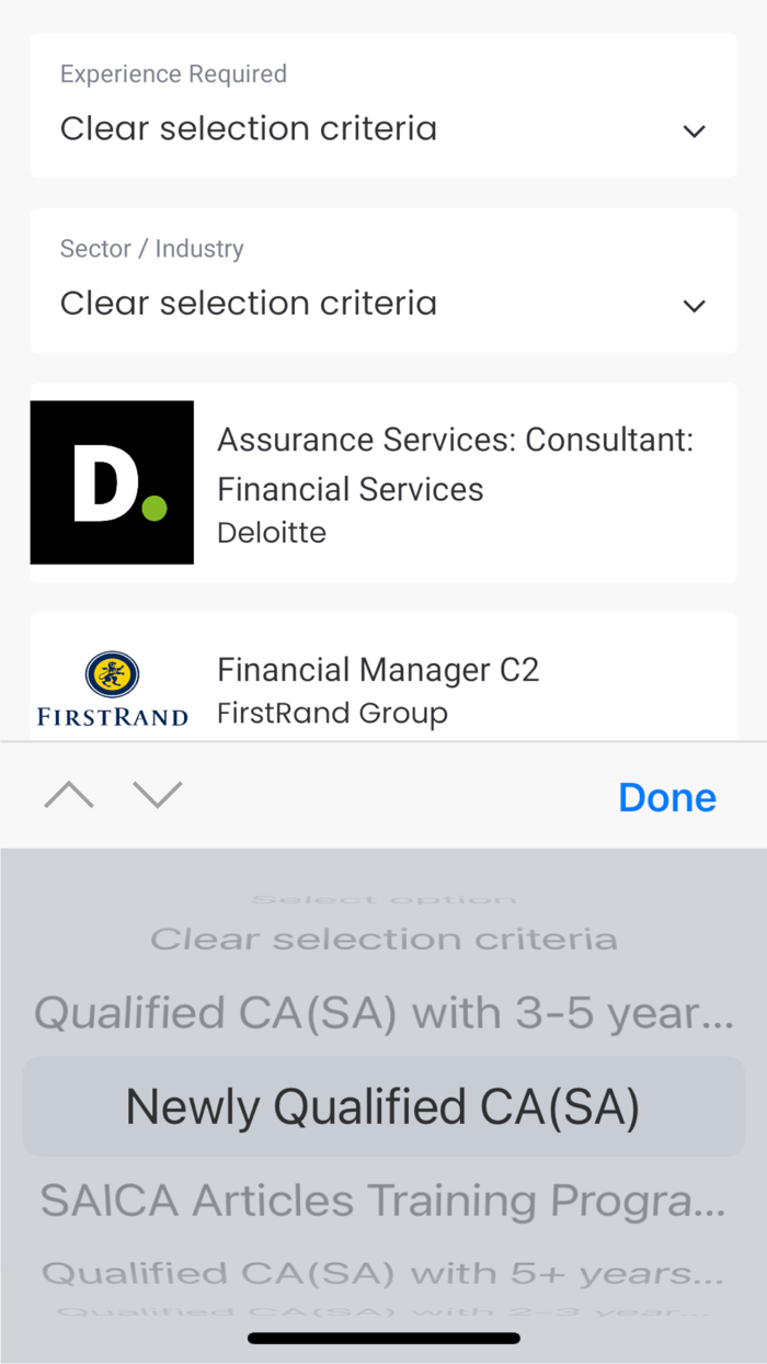 JobSearch from myCAhub™