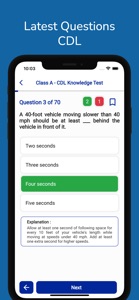Texas CDL Permit Practice screenshot #1 for iPhone