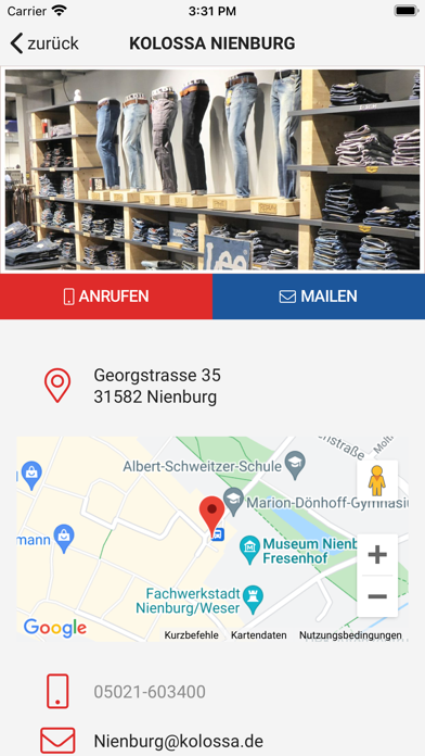Modehaus Kolossa Screenshot