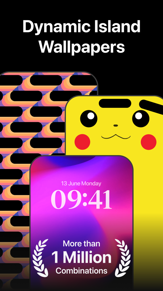 #1. Wallpapers for Dynamic Island+ (iOS) 由: Oktay Kurt