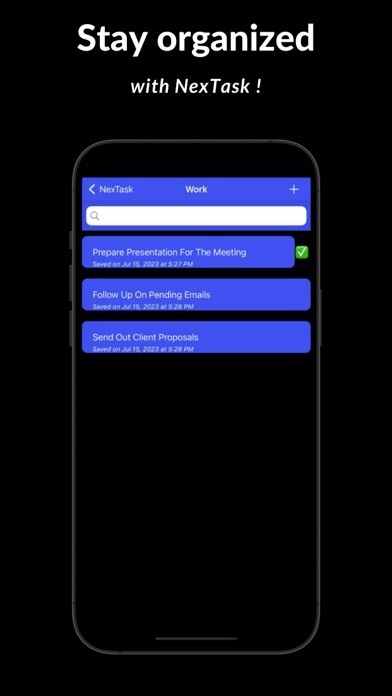 NexTask: To Do List & Task Screenshot