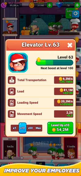 Game screenshot Idle Restaurant Empire Tycoon apk