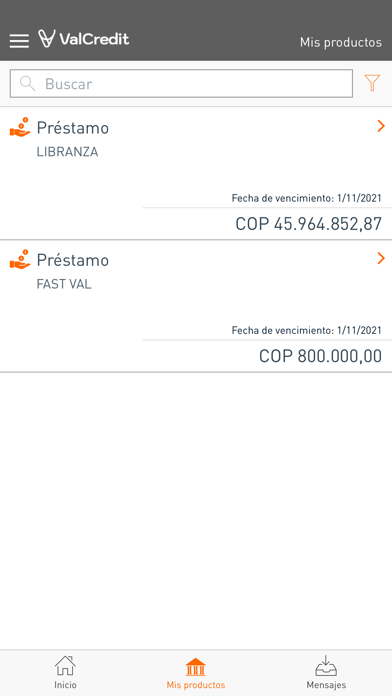 ValCredit Screenshot