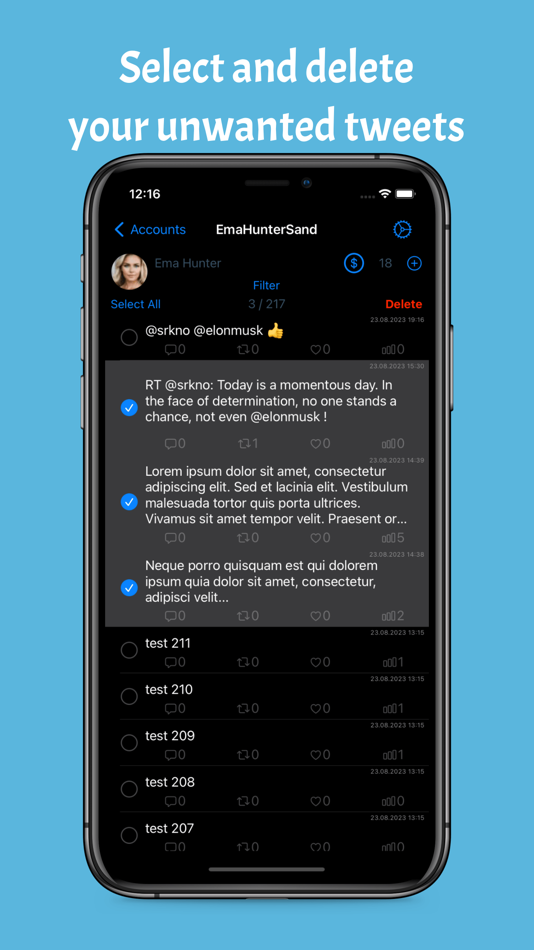 #6. Tweet Cleaning - Delete Tweets (iOS) 由: Serkan Ozcan