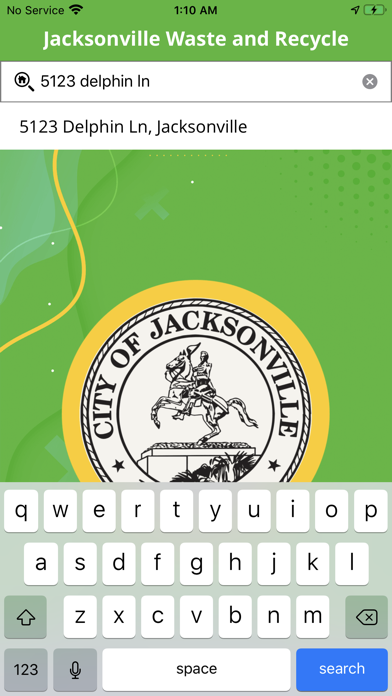 Jacksonville Waste and Recycle Screenshot