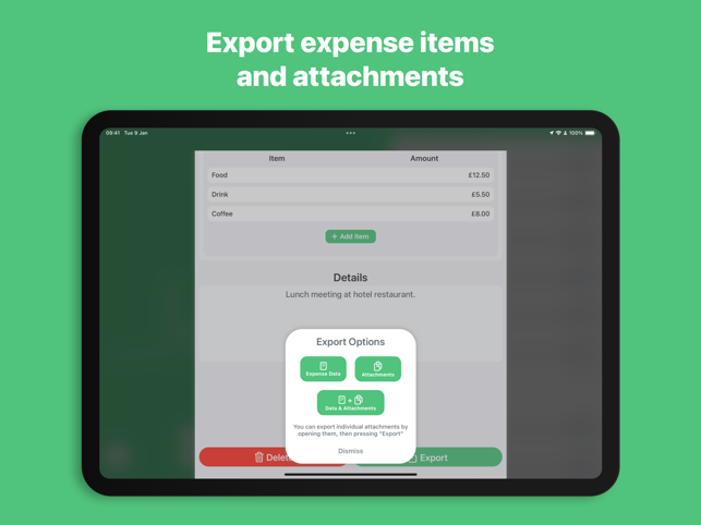 ‎Business Expenses Screenshot